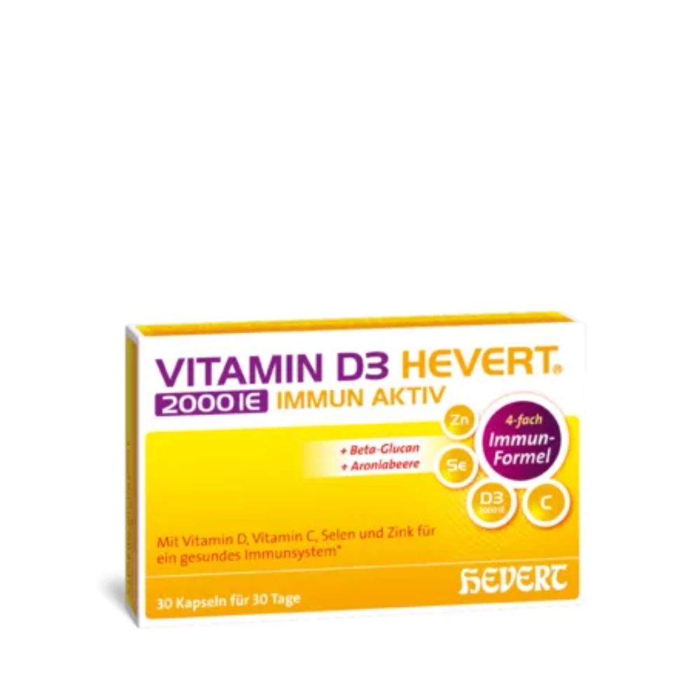 Vitamin D3 Hevert 2000 IE Immune Active